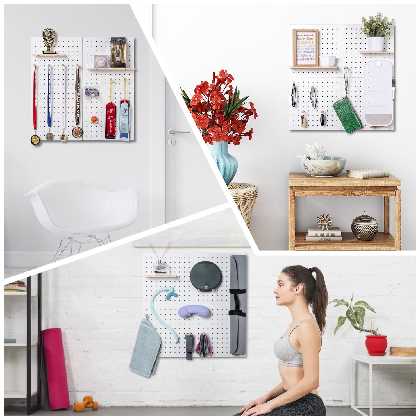 Pegboard Organizer (White)